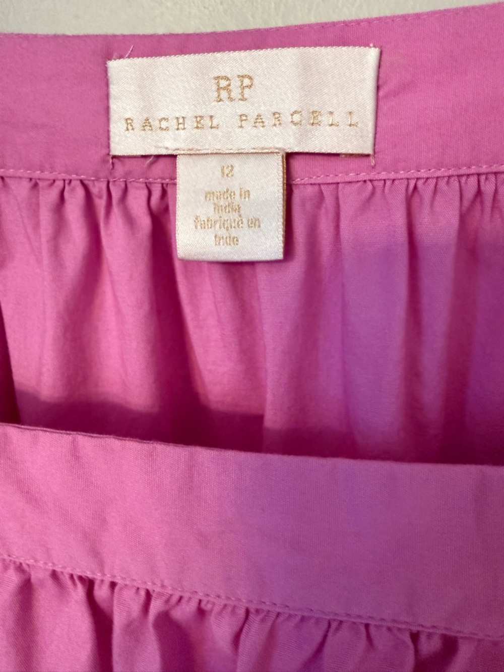 Rachel Parcell by Anthropologie Cotton Tiered Ruffle Midi Sundress Orchid Pink - Picture 6 of 11